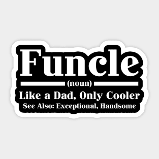 Funcle Definition Sticker